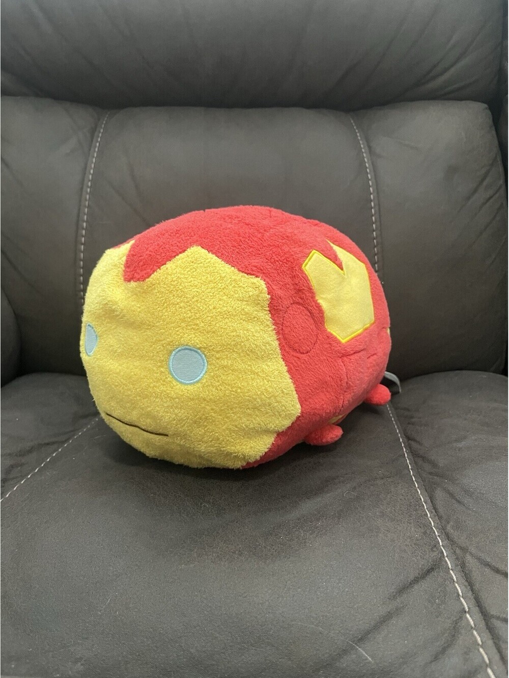 Disney Store Iron Man Tsum Tsum Medium 11" Pillow Plush Marvel Hero Stuffed Toy